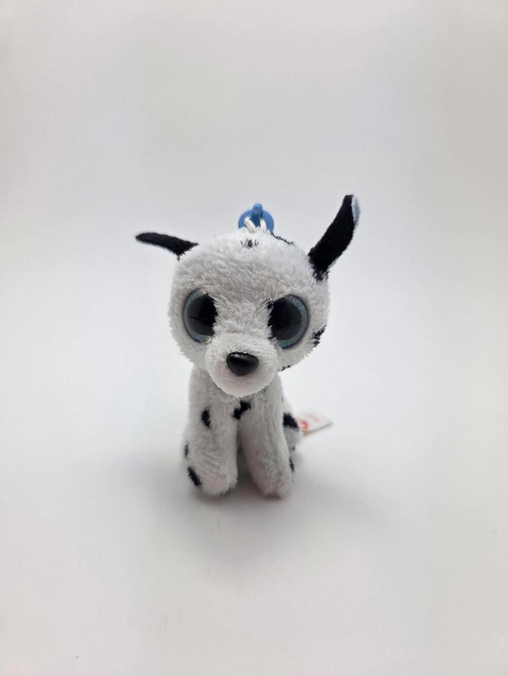 TY Beanie Boo Key Clip “Fetch” the Dog *Small* No Hang Tag (3 inch)